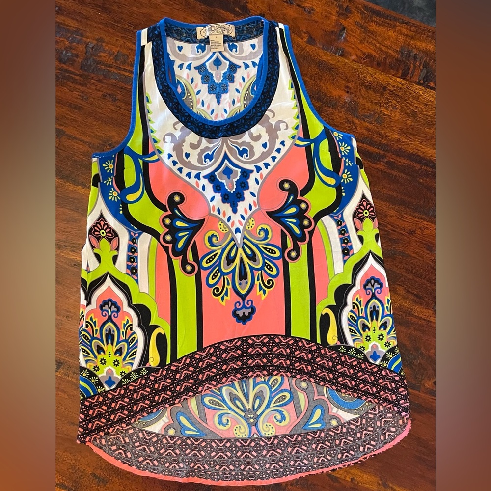 Flying Tomato High Low Top Sleeveless